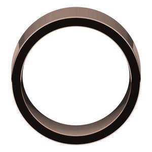 14K Rose 12 mm Flat Comfort Fit Band Size 8.5 - BN & CO JEWELRY