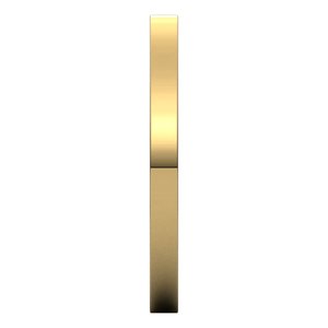 18K Yellow 2 mm Flat Comfort Fit Band Size 6 - BN & CO JEWELRY