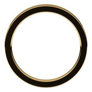 14K Yellow 3 mm Flat Comfort Fit Band Size 10 - BN & CO JEWELRY