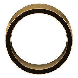 14K Yellow 11 mm Flat Comfort Fit Band - BN & CO JEWELRY