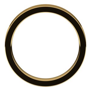 18K Yellow 4 mm Flat Comfort Fit Band Size 7.5 - BN & CO JEWELRY