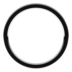 14K White 1.5 mm Flat Comfort Fit Light Band Size 7 - BN & CO JEWELRY