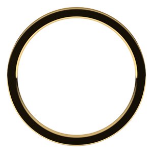 14K Yellow 1.5 mm Flat Comfort Fit Light Band Size 5.5 - BN & CO JEWELRY