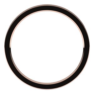 14K Rose 1.5 mm Flat Comfort Fit Light Band Size 5 - BN & CO JEWELRY