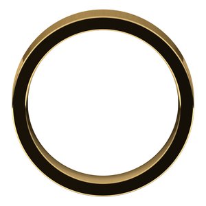 14K Yellow 6 mm Flat Comfort Fit Band Size 4.5 - BN & CO JEWELRY
