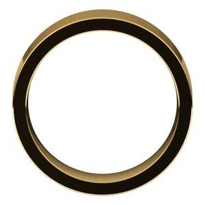 14K Yellow 7 mm Flat Comfort Fit Band Size 6.5 - BN & CO JEWELRY