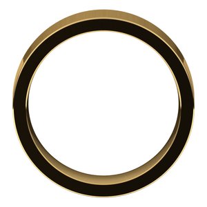 10K Yellow 7 mm Flat Comfort Fit Band - BN & CO JEWELRY