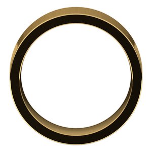 14K Yellow 8 mm Flat Comfort Fit Band Size 11 - BN & CO JEWELRY