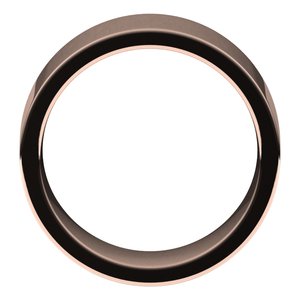 14K Rose 9 mm Flat Comfort Fit Band Size 7 - BN & CO JEWELRY