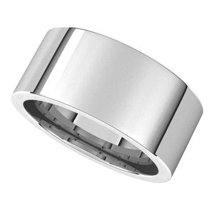 Platinum 9 mm Flat Comfort Fit Band Size 12.5 - BN & CO JEWELRY