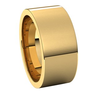 18K Yellow 9 mm Flat Comfort Fit Band Size 9.5 - BN & CO JEWELRY