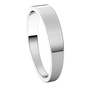 Sterling Silver 4 mm Flat Tapered Band Size 8 - BN & CO JEWELRY