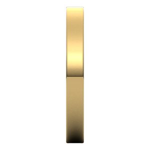14K Yellow 2.5 mm Flat Ultra Light Band Size 6.5 - BN & CO JEWELRY