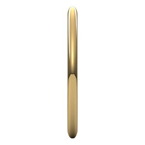 14K Yellow 1.5 mm Half Round Band Size 12 - BN & CO JEWELRY