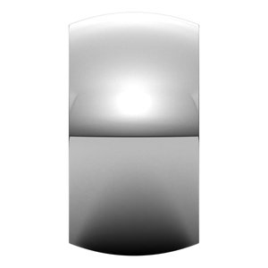 14K White 11 mm Half Round Band - BN & CO JEWELRY