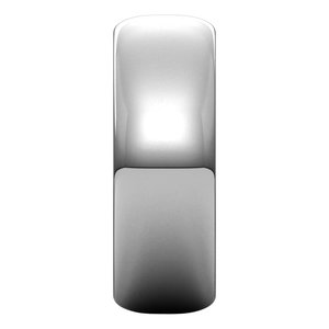 Sterling Silver 7 mm Half Round Band - BN & CO JEWELRY