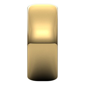 18K Yellow 8 mm Half Round Band Size 6 - BN & CO JEWELRY