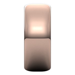 10K Rose 8 mm Half Round Band - BN & CO JEWELRY