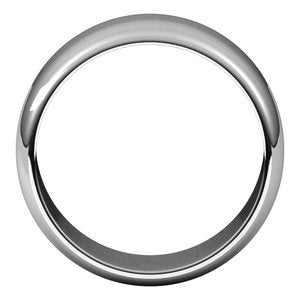 Sterling Silver 9 mm Half Round Band Size 11 - BN & CO JEWELRY