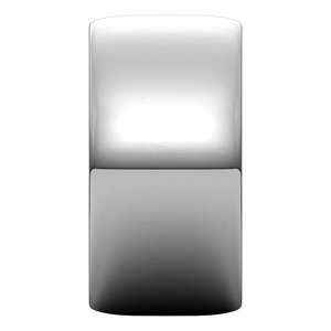 Platinum 10 mm Half Round Light Band Size 8 - BN & CO JEWELRY