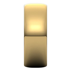 14K Yellow 7 mm Half Round Light Band - BN & CO JEWELRY