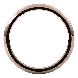 14K Rose 1.5 mm Half Round Comfort Fit Band Size 6 - BN & CO JEWELRY