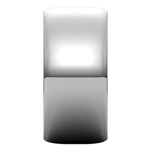 10K White 9 mm Half Round Ultra-Light Band Size 6 - BN & CO JEWELRY