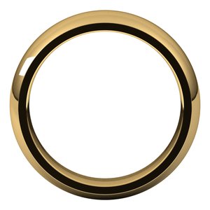 18K Yellow 6 mm Half Round Comfort Fit Band Size 10 - BN & CO JEWELRY
