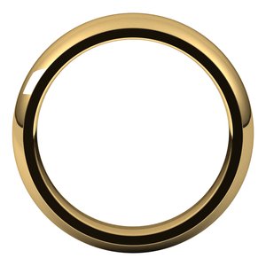 10K Yellow 5 mm Half Round Comfort Fit Band Size 13 - BN & CO JEWELRY