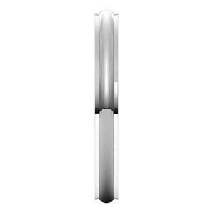 14K White 2.5 mm Comfort Fit Edge Band Size 7 - BN & CO JEWELRY