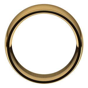 14K Yellow 11 mm Comfort Fit Edge Band Size 11 - BN & CO JEWELRY