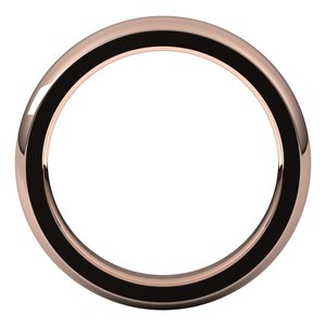 10K Rose 4 mm Half Round Comfort Fit Heavy Band Size 11.5 - BN & CO JEWELRY