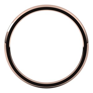 14K Rose 1.5 mm Half Round Comfort Fit Light Band Size 5 - BN & CO JEWELRY