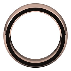 14K Rose 8 mm Half Round Comfort Fit Heavy Band Size 12.5 - BN & CO JEWELRY