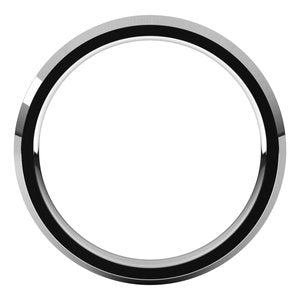 Platinum 2.5 mm Knife Edge Comfort Fit Band Size 10 - BN & CO JEWELRY