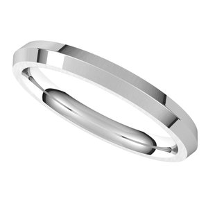 Sterling Silver 2.5 mm Knife Edge Comfort Fit Band Size 11 - BN & CO JEWELRY
