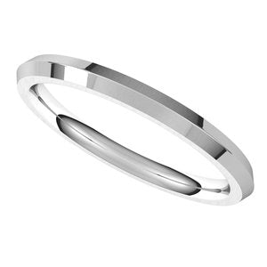 Sterling Silver 2 mm Knife Edge Comfort Fit Band Size 7 - BN & CO JEWELRY