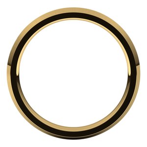 10K Yellow 3 mm Knife Edge Comfort Fit Band Size 7 - BN & CO JEWELRY