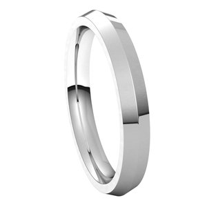 Platinum 3 mm Knife Edge Comfort Fit Band Size 10.5 - BN & CO JEWELRY