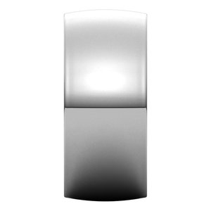 14K White 9 mm Half Round Comfort Fit Light Band Size 11 - BN & CO JEWELRY