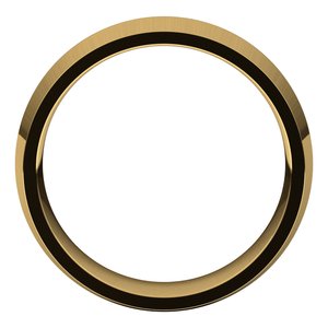 14K Yellow 7 mm Knife Edge Comfort Fit Band - BN & CO JEWELRY