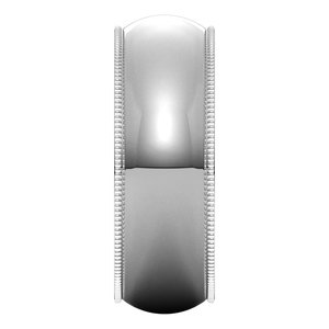 Platinum 7 mm Milgrain Half Round Band - BN & CO JEWELRY
