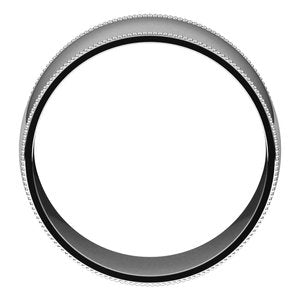 Platinum 10 mm Milgrain Half Round Comfort Fit Band Size 11 - BN & CO JEWELRY