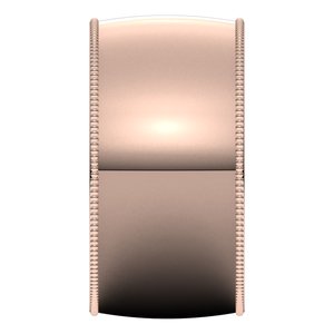 14K Rose 10 mm Milgrain Half Round Comfort Fit Band Size 4.5 - BN & CO JEWELRY