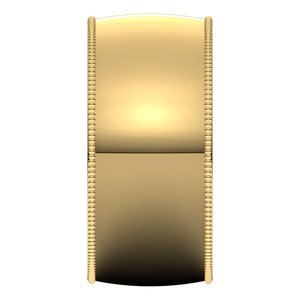 14K Yellow 9 mm Milgrain Half Round Comfort Fit Band Size 9 - BN & CO JEWELRY