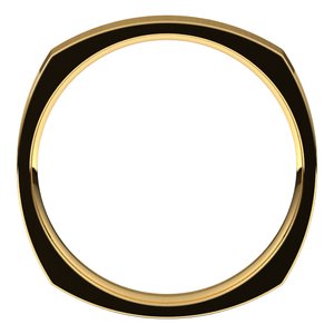 14K Yellow 3 mm Square Comfort Fit Band Size 9 - BN & CO JEWELRY