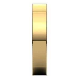 10K Yellow 4 mm Square Comfort Fit Band Size 10 - BN & CO JEWELRY