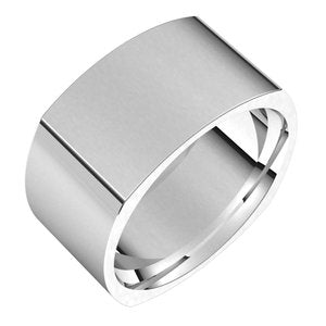 Sterling Silver 10 mm Square Comfort Fit Band Size 9.5 - BN & CO JEWELRY