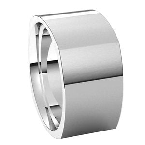 Sterling Silver 10 mm Square Comfort Fit Band Size 9.5 - BN & CO JEWELRY