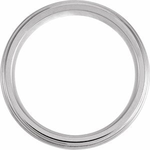 Cobalt 8 mm Flat Edge Band Size 11 - BN & CO JEWELRY